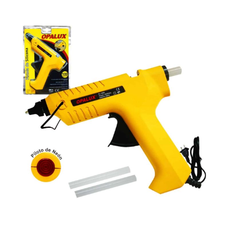 OPALUX - Pistola para Silicona Gruesa 100W FO-188A OPALUX
