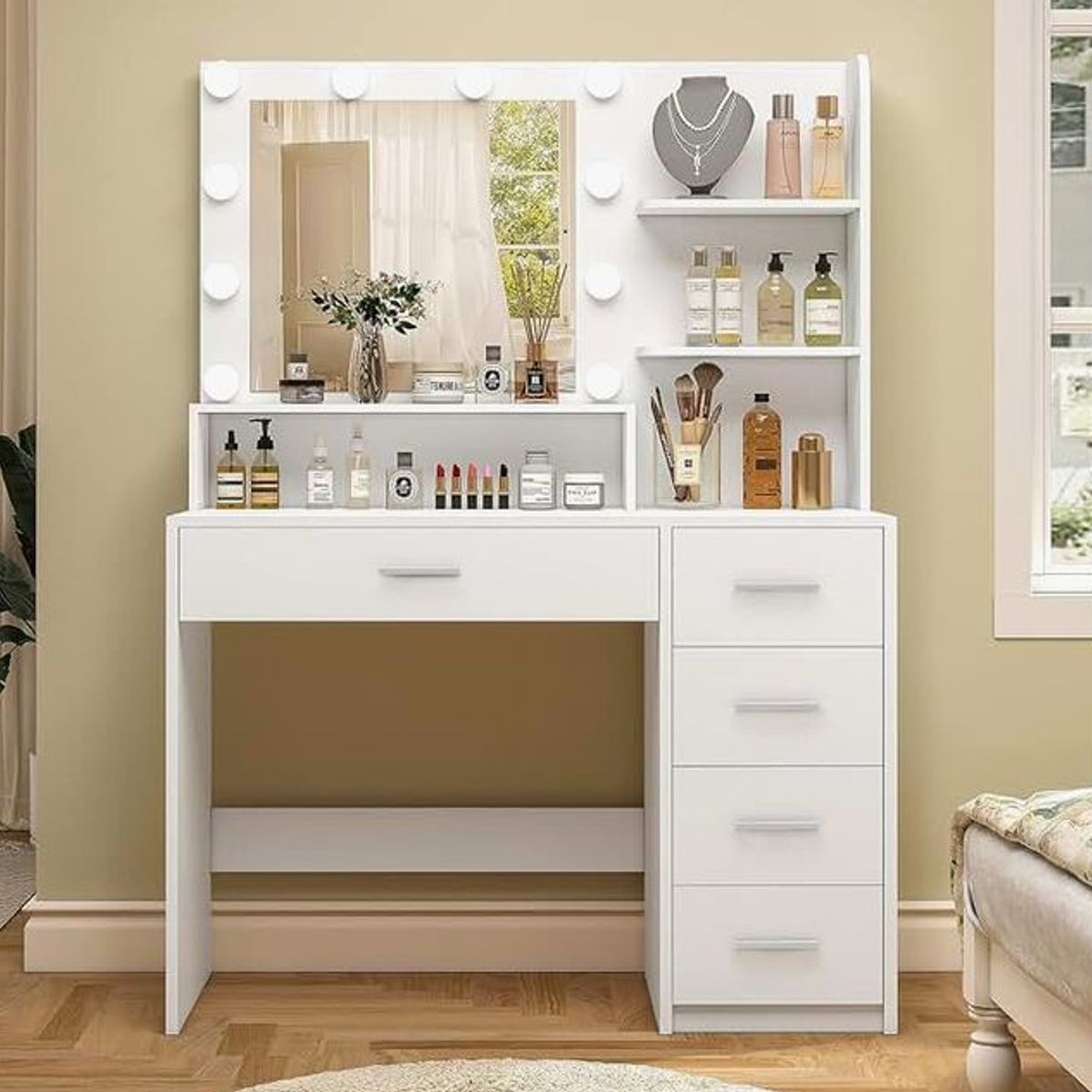 GENERICO - Tocador Joyero Sandra - Blanco