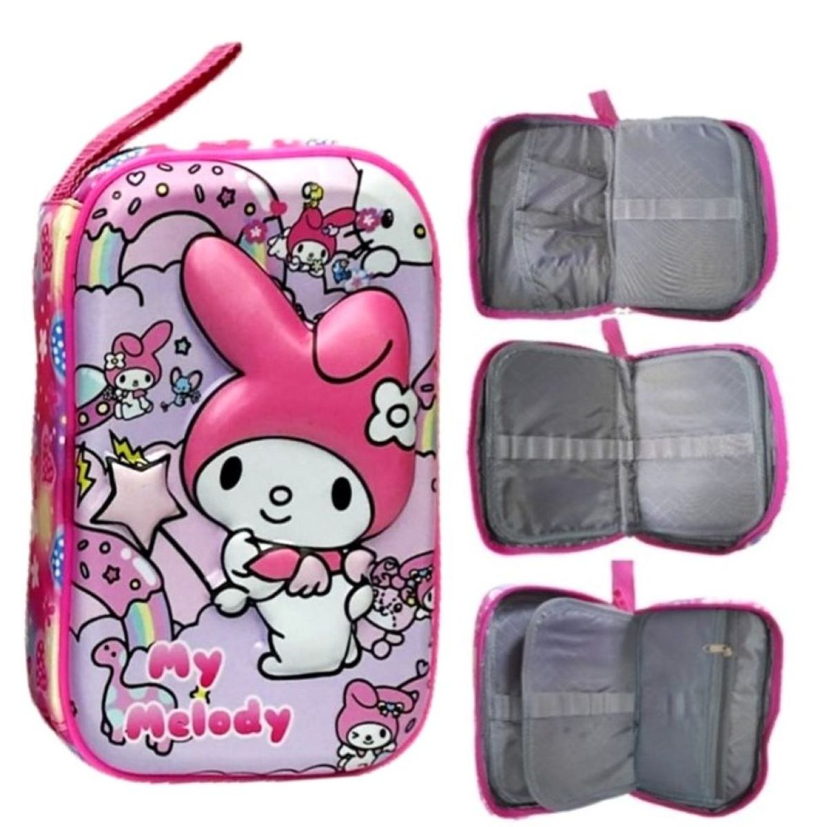 SANRIO - CARTUCHERA ORGANIZADORA  3D MELODY