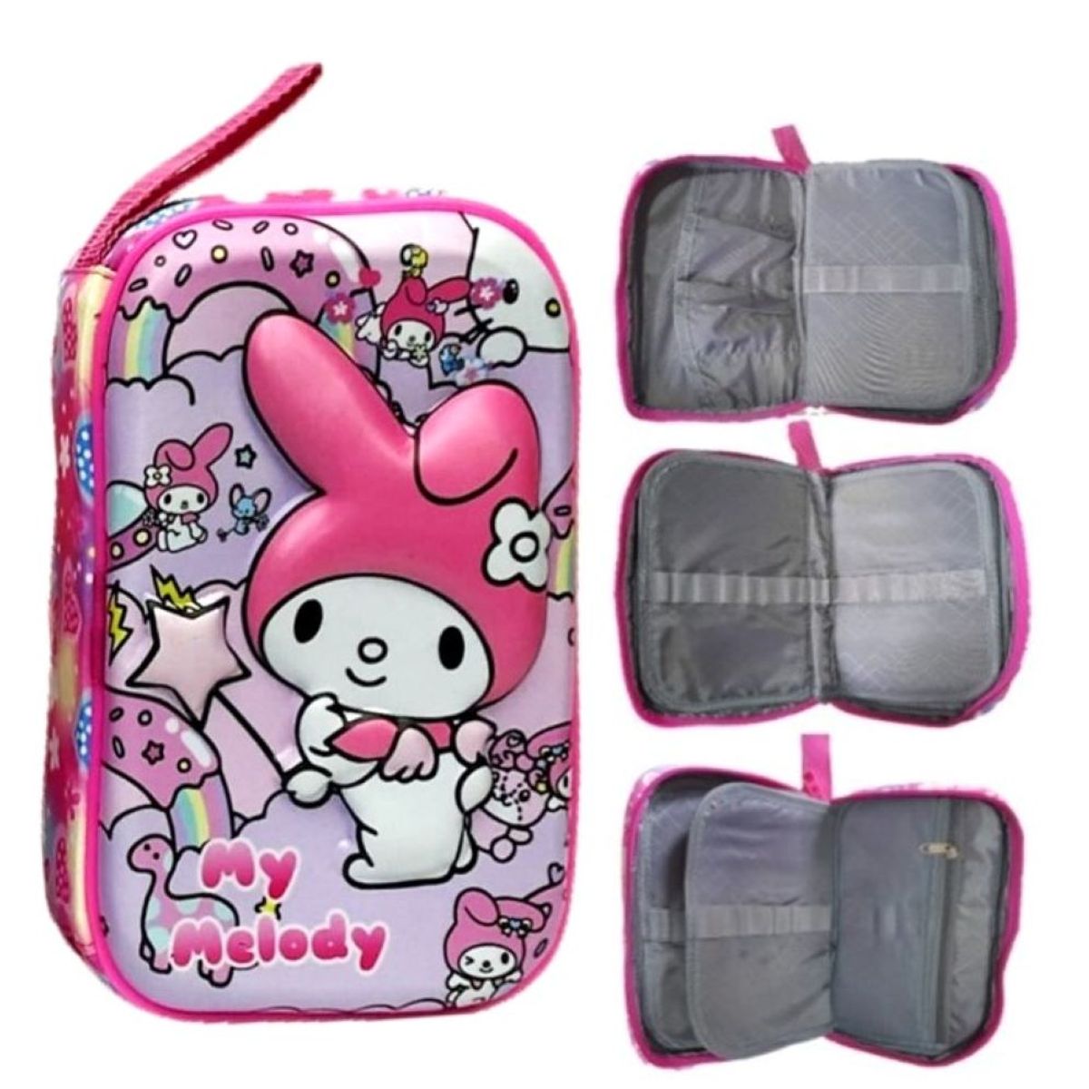 SANRIO - CARTUCHERA ORGANIZADORA  3D MELODY