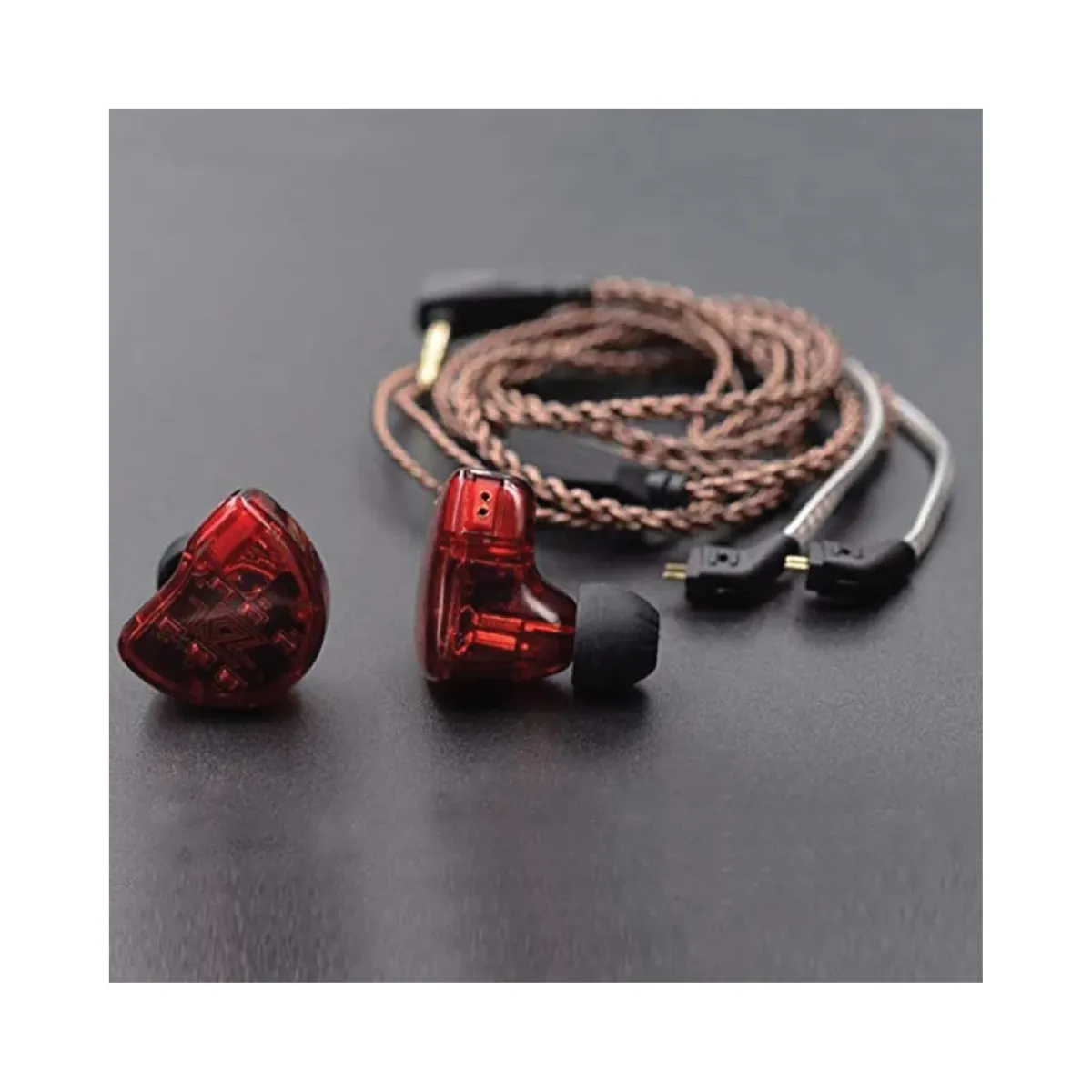 KZ - Audifono Kz ZS10 HiFi 4BA 1DD -Rojo