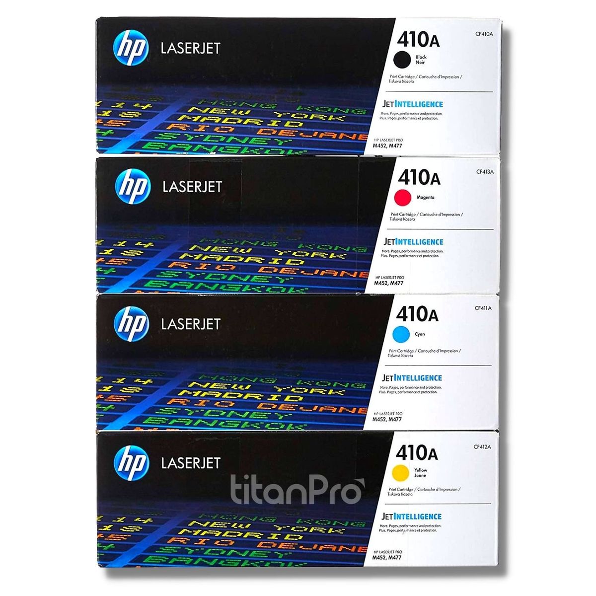 HP - Kit Toner HP 410A Cyan Magenta Amarillo Negro