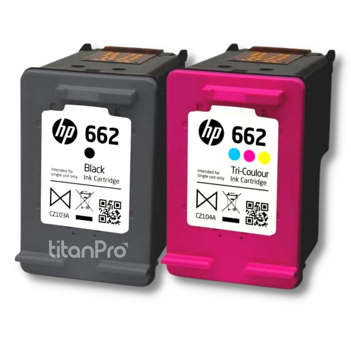 HP - Kit Tinta HP 662 Negro Tricolor