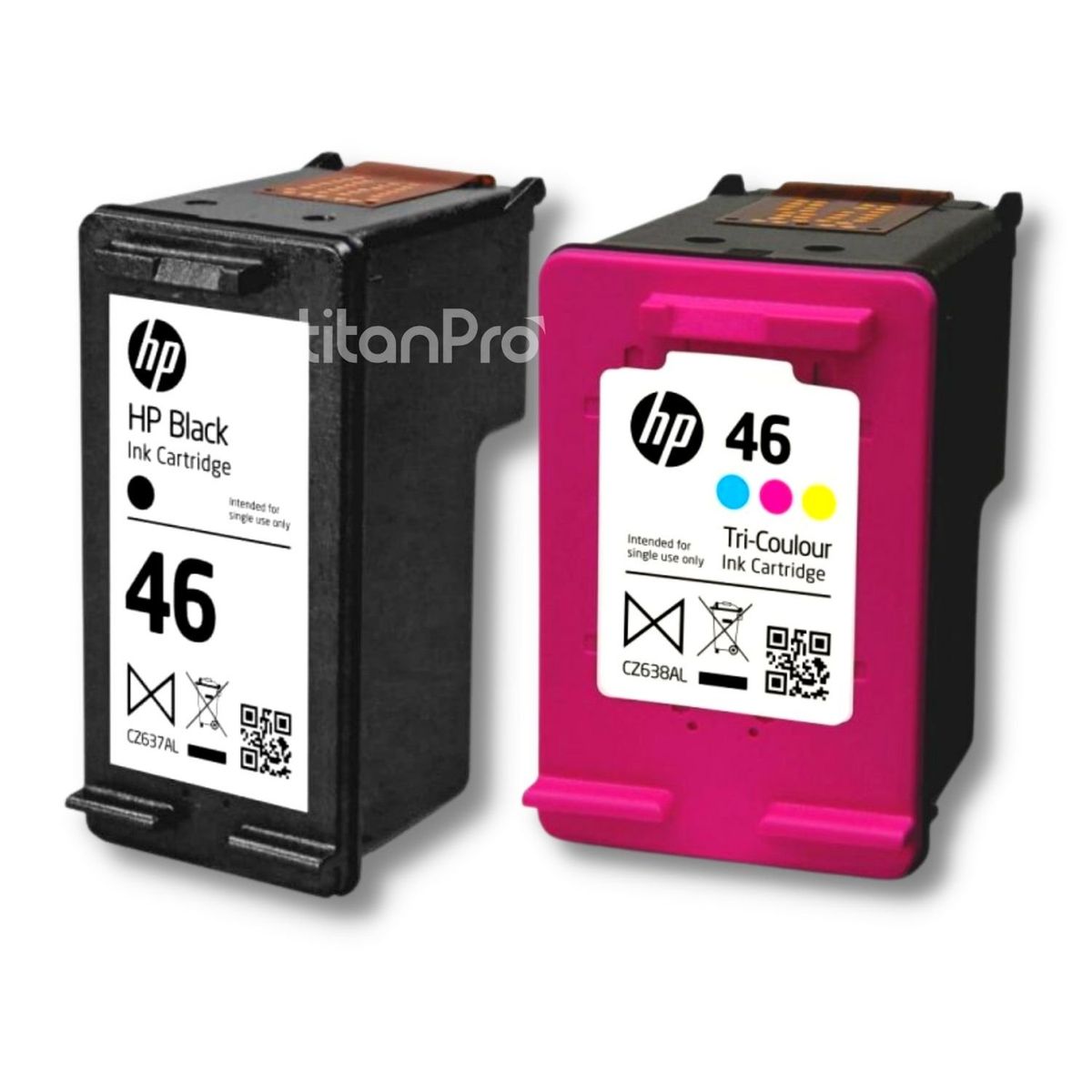 HP - Kit Tinta HP 46 Negro Tricolor