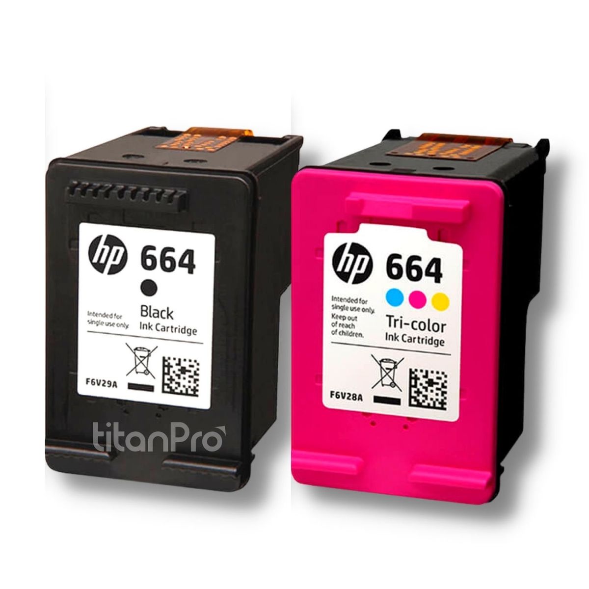 HP - Kit Tinta HP 664 Negro Tricolor