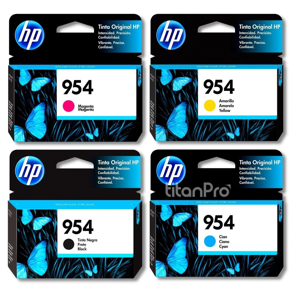 HP - Kit Tinta HP 954 Cyan Magenta Amarillo Negro