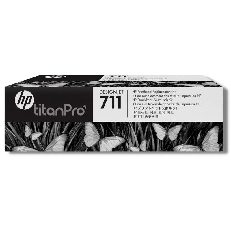 HP - Cabezal HP 711 Cyan Magenta Amarillo Negro