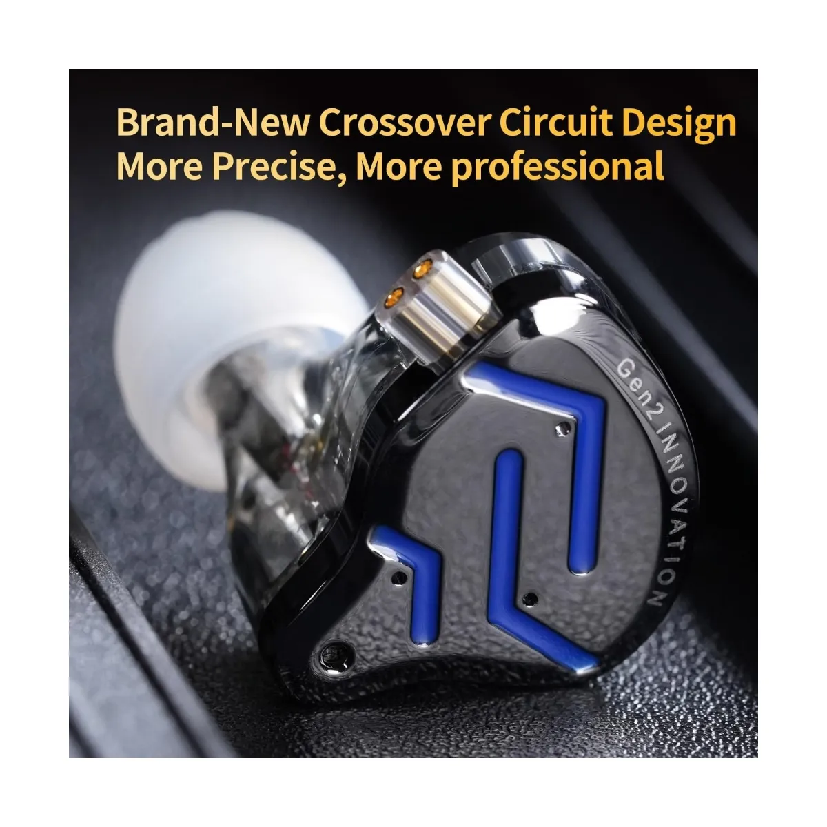 KZ - Audifono Kz ZSN Pro 2 HiFi 1BA 1DD - Azul