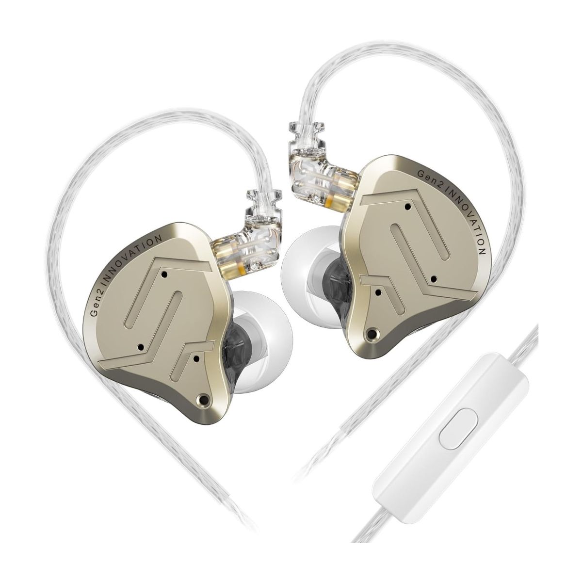 KZ - Audifono Kz ZSN Pro 2 HiFi 1BA 1DD - Dorado