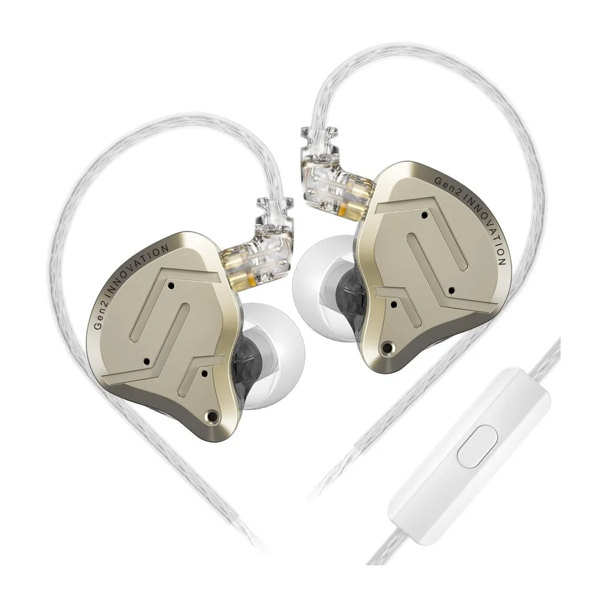 KZ - Audifono Kz ZSN Pro 2 HiFi 1BA 1DD - Dorado