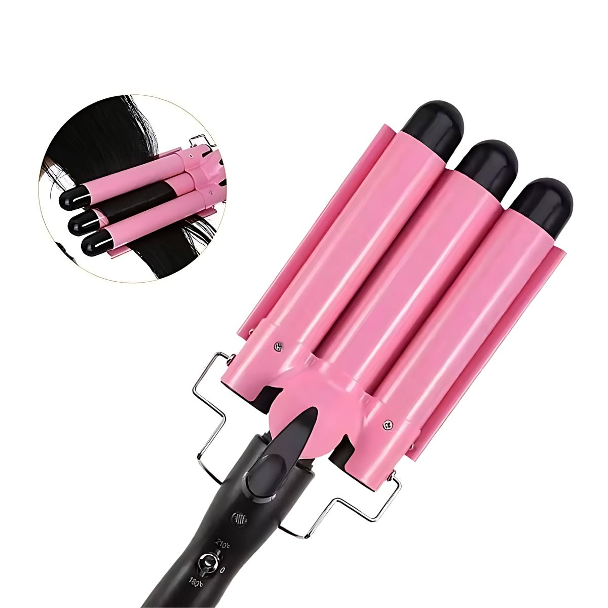 GENERICO - Rizador De Pelo De Tres Tubos