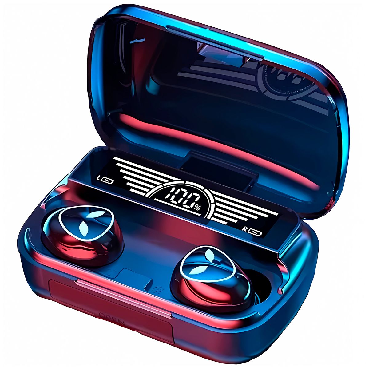 GENERICO - Audífonos Bluetooth 5.3 M20 con Estuche Power Bank