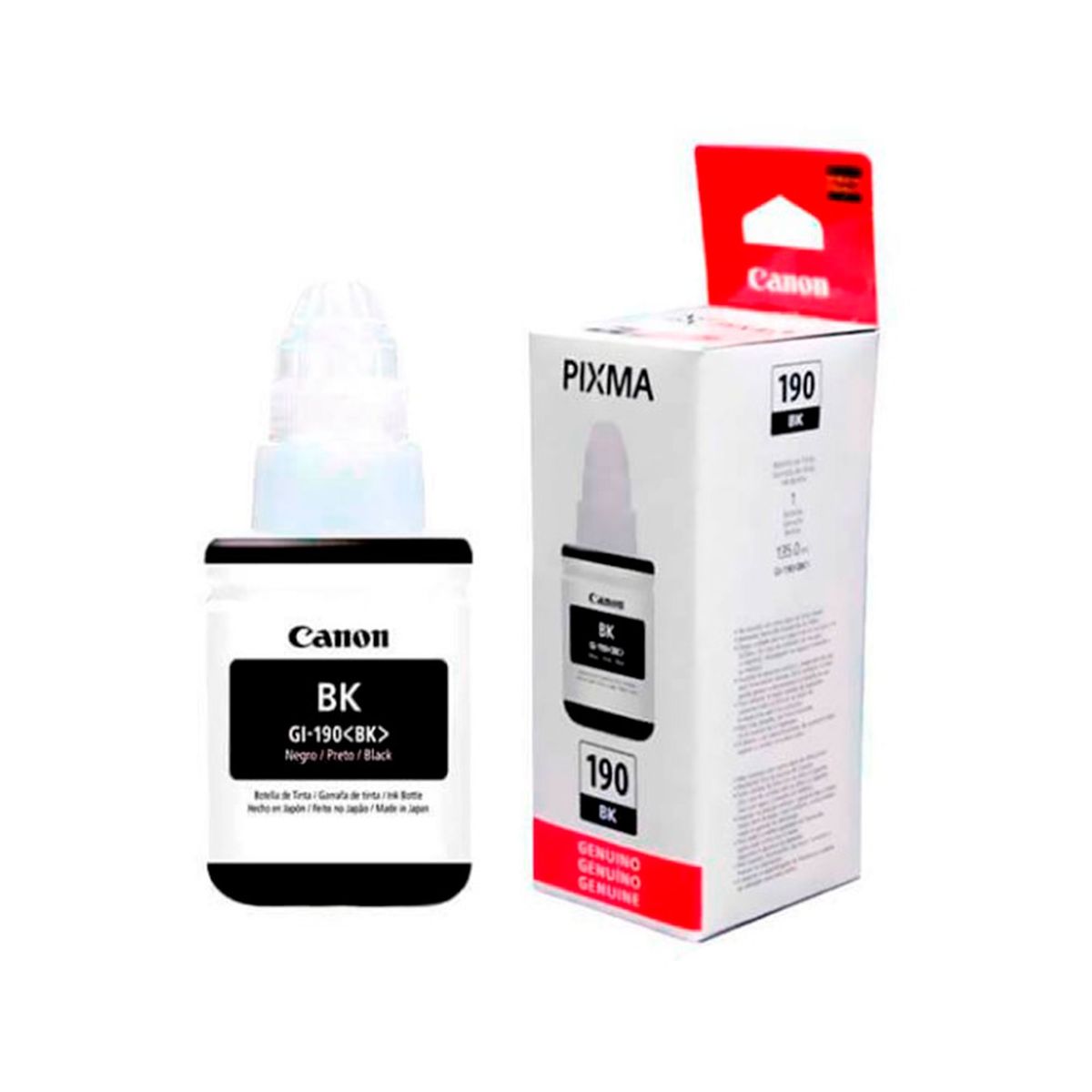 CANON - TINTA CANON GI-190BK COLOR NEGRO PN 0667C001