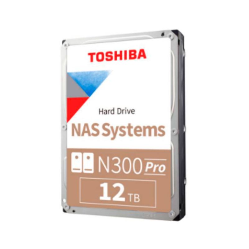 TOSHIBA - DISCO DURO TOSHIBA NAS N300 PRO 12TB SATA 7200RPM  PN HDWG51CXZSTB