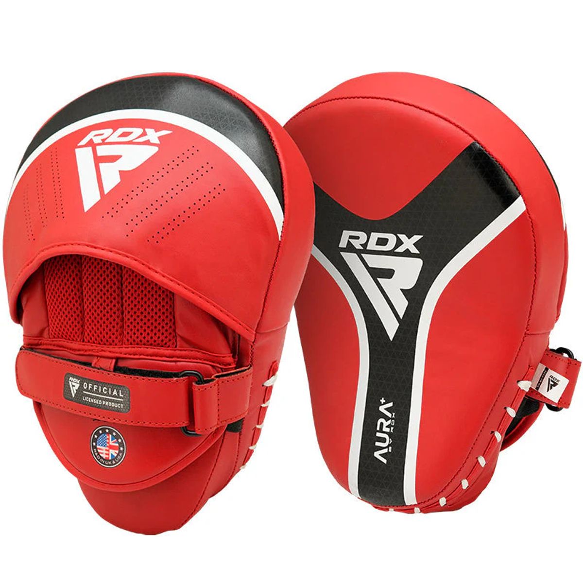 RDX - Manoplas o Guantaletas de Boxeo Aura Plus T17 - Rojo