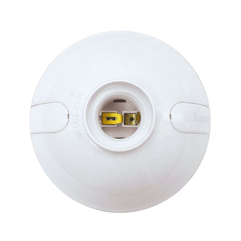 GENERICO - socket OVAL rosca E-27 color Blanco TL01004 P21B Wall Bticino