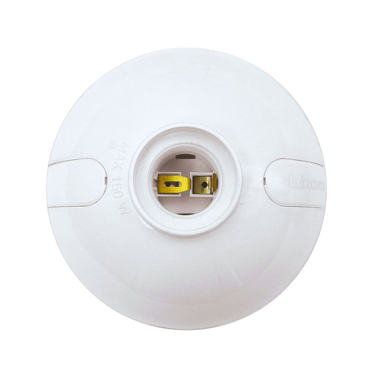 GENERICO - socket OVAL rosca E-27 color Blanco TL01004 P21B Wall Bticino