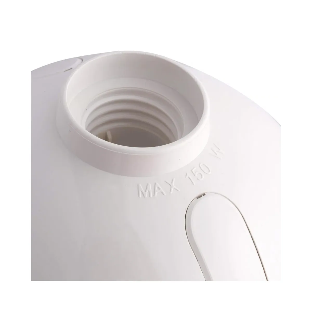 GENERICO - socket OVAL rosca E-27 color Blanco TL01004 P21B Wall Bticino