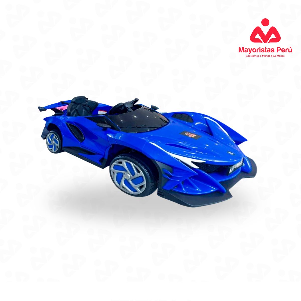 GENERICO - CARRO ELECTRICO AZUL - AUTO MASERATI NIÑO