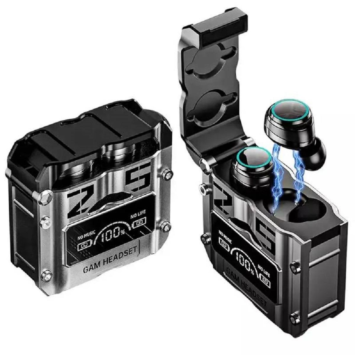 GENERICO - Audífono bluetooth M 25 Gris