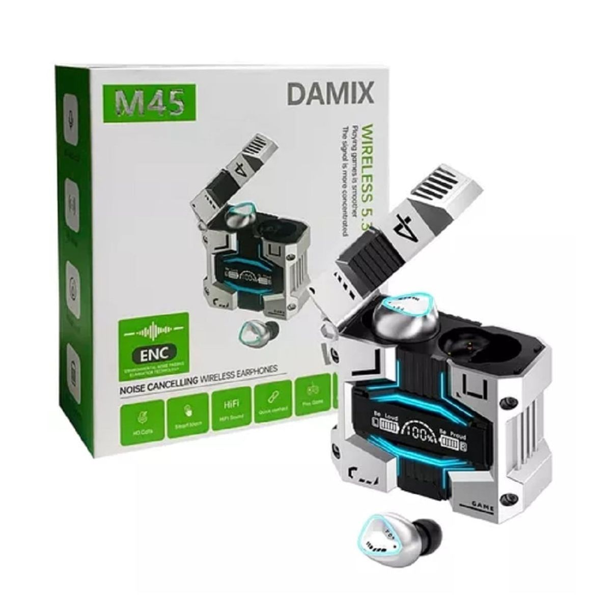 GENERICO - audífonos bluetooth M45 gris