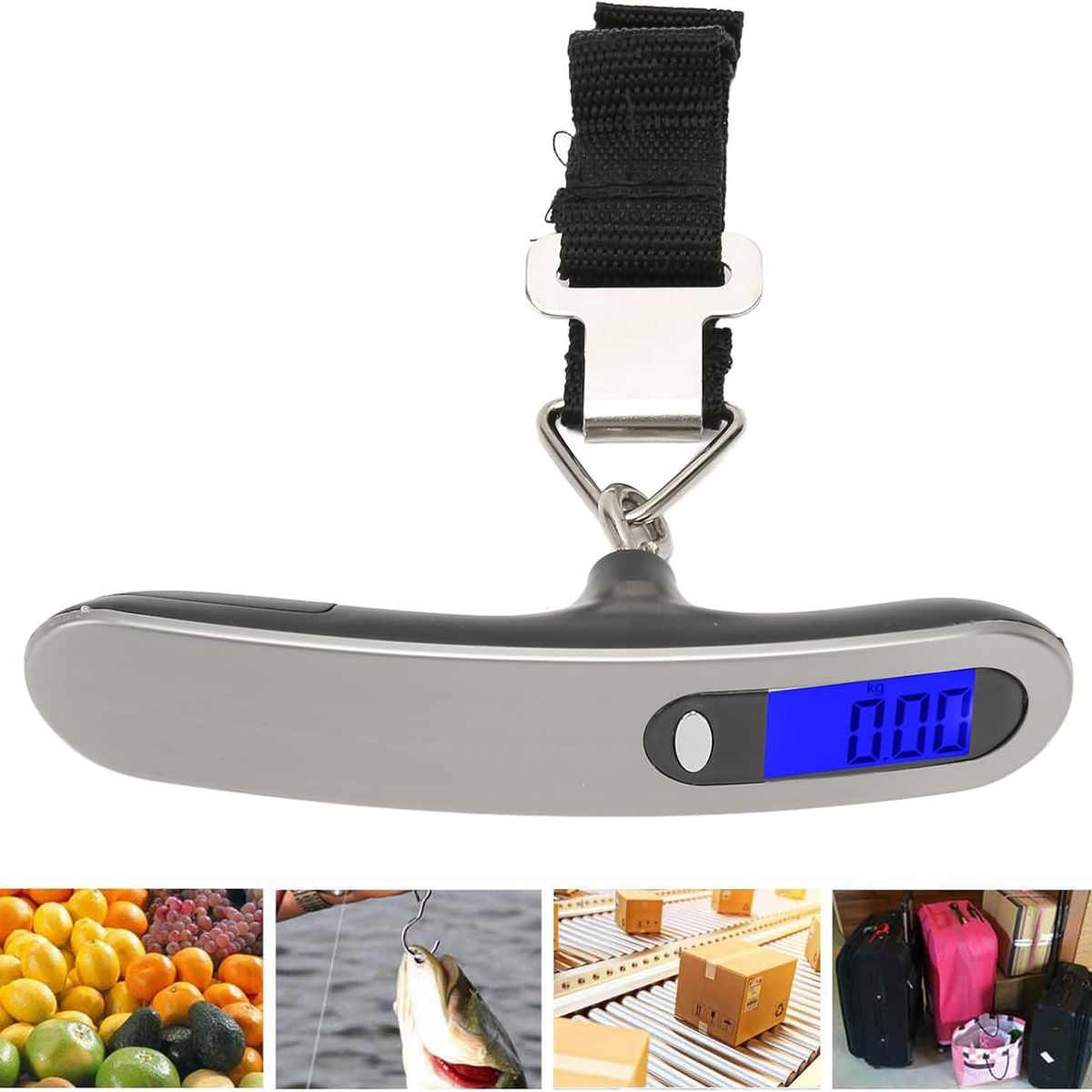 GENERICO - Balanza Digital Hasta 50kg Equipaje Peso Maleta Viaje