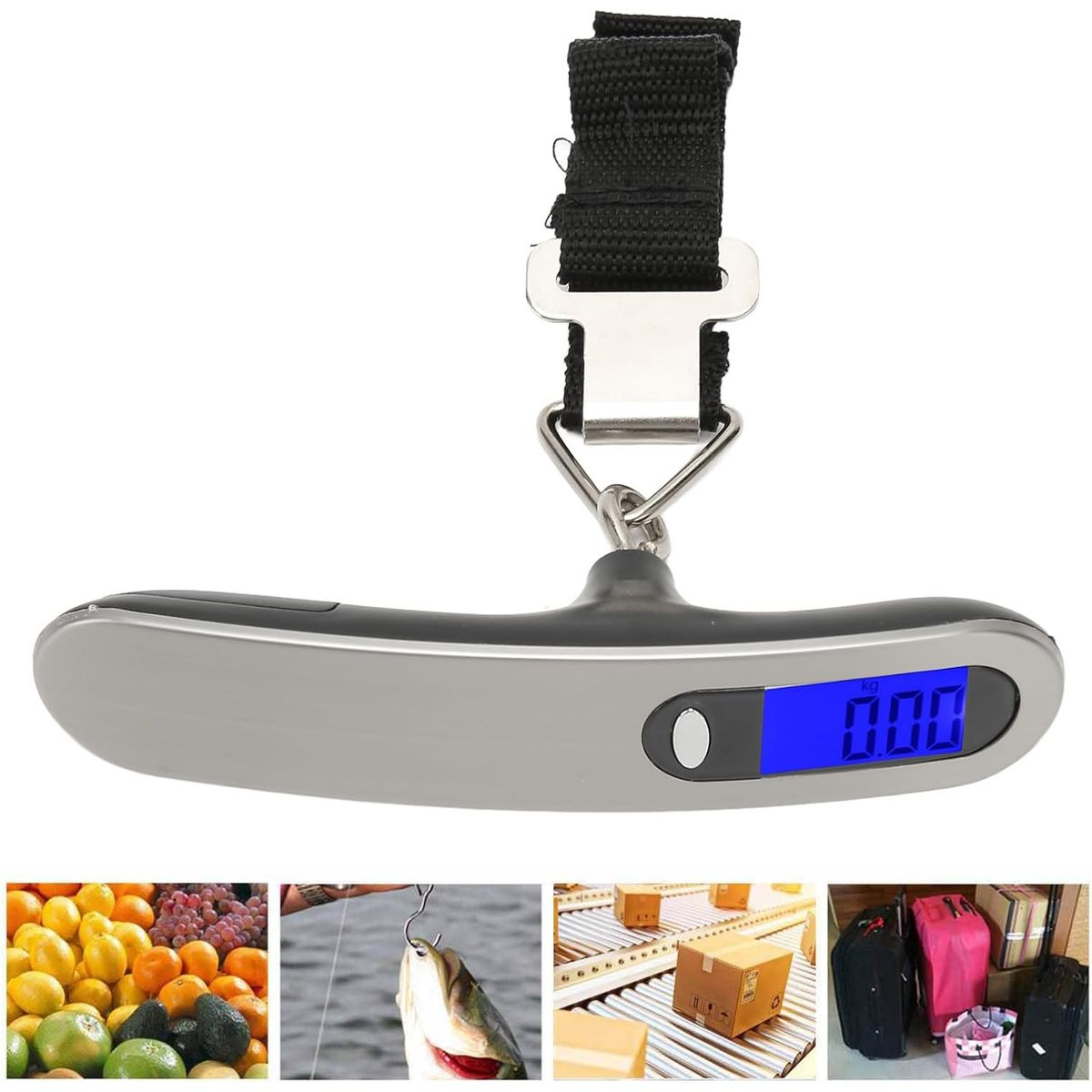 GENERICO - Balanza Digital Hasta 50kg Equipaje Peso Maleta Viaje