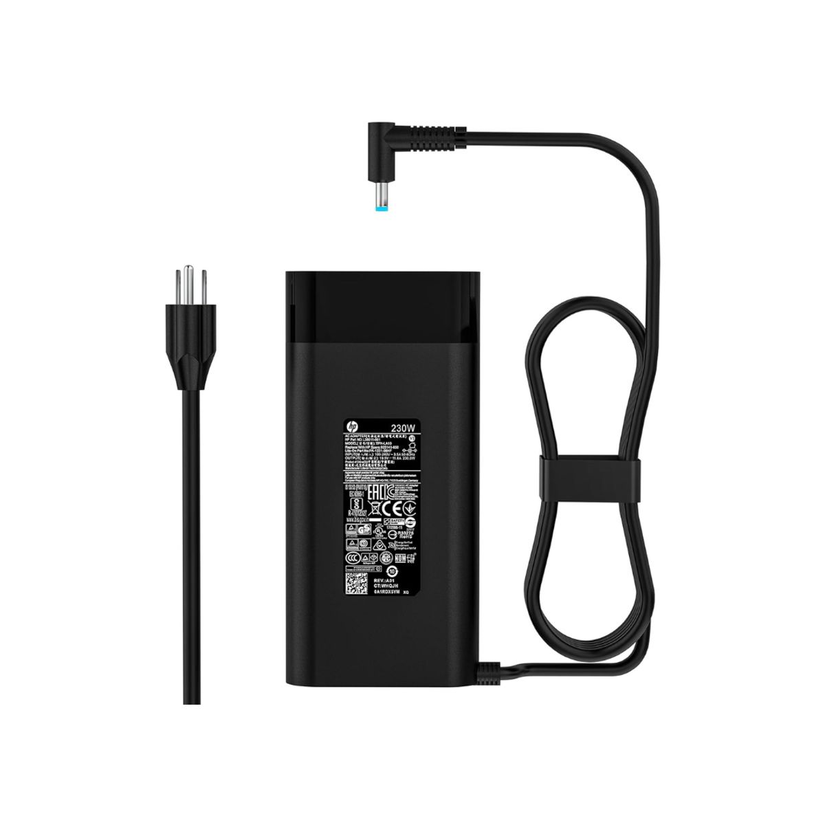 HP - Cargador Hp 19.5V.  11.8A.  230W.  4.5X3.0mm.  OMEN