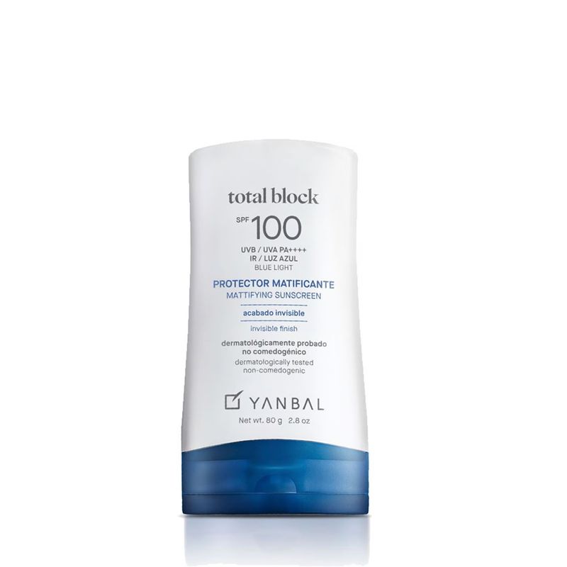 YANBAL - Protector Solar Matificante SPF 100 Total Block YANBAL