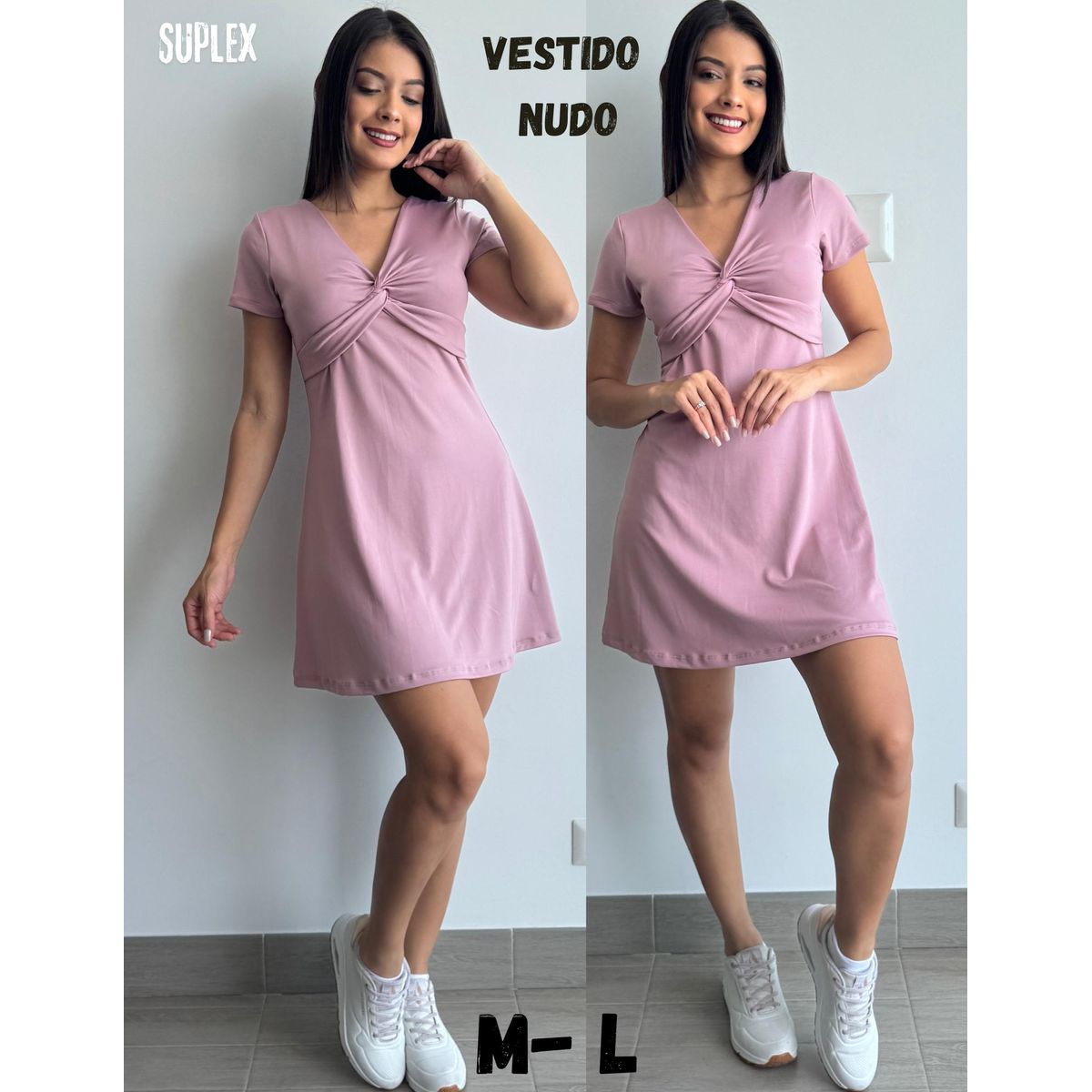 GENERICO - VESTIDO NUDO SUPLEX DAMA