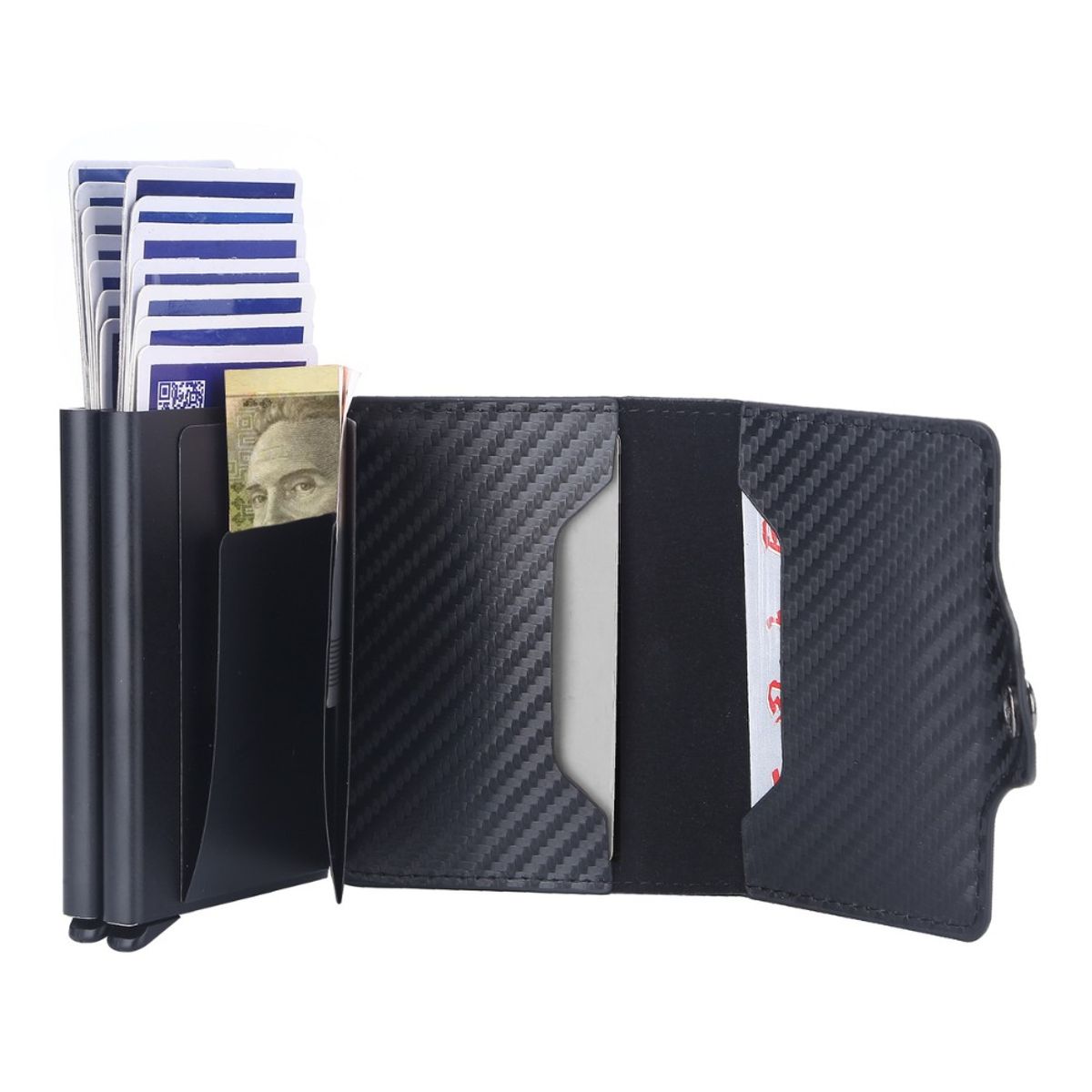 BAELLERRY - TARJETERO Y BILLETERA POP UP K9172 DE CUERO VEGANO PU