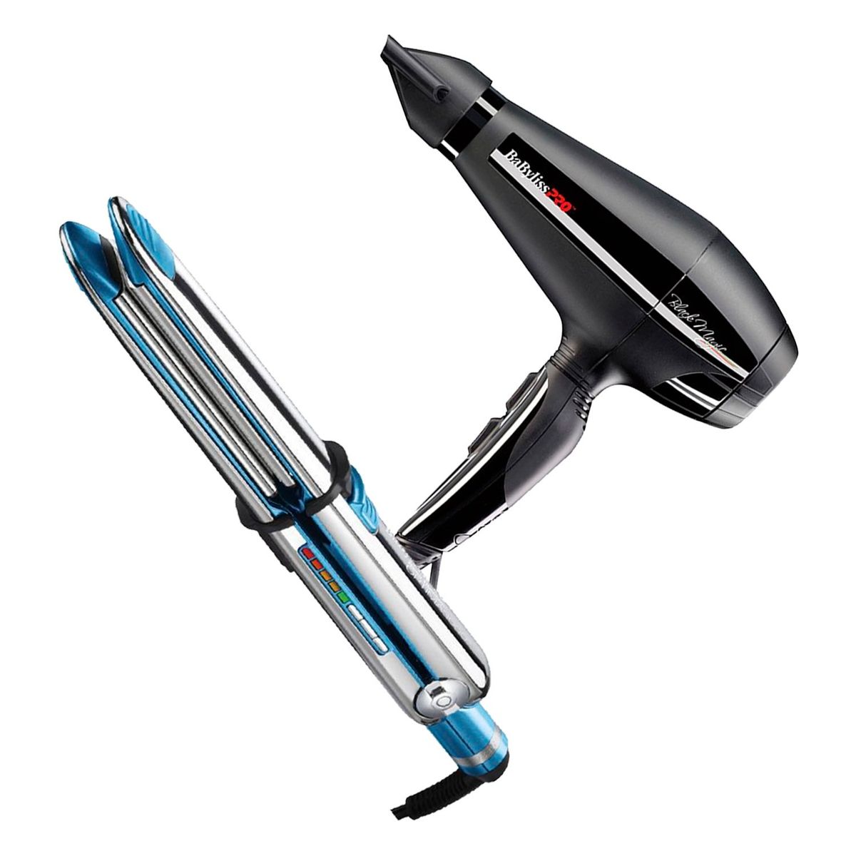 BABYLISS PRO - Combo BabylissPRO Alisadora Optima 3000 y Secador Black Magic B6400PE