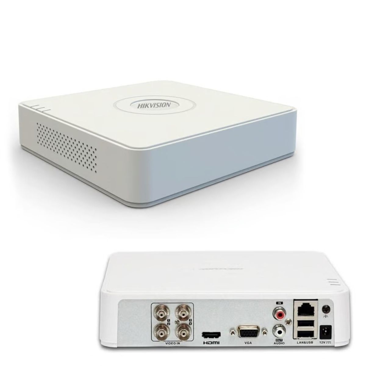 HIKVISION - Hikvision DVR 4 Canales HD 1080p Mini Lite 1 Audio - DS-7104HGHI-F1