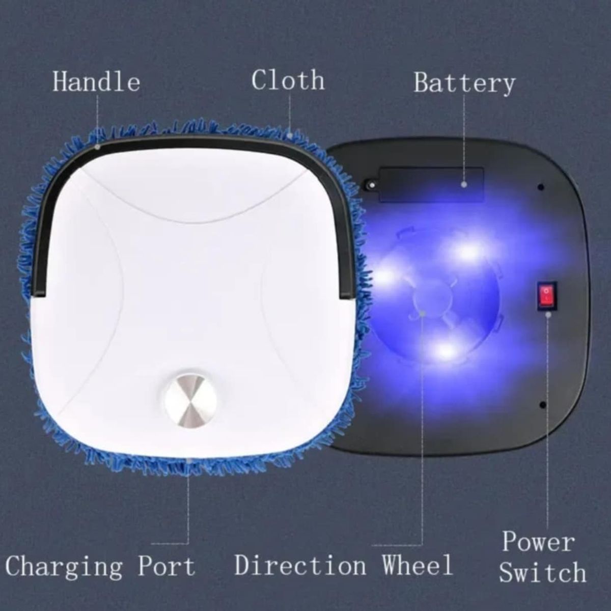 GENERICO - Robot Aspirador Trapeador Limpiador Automático Inteligente 3 en 1