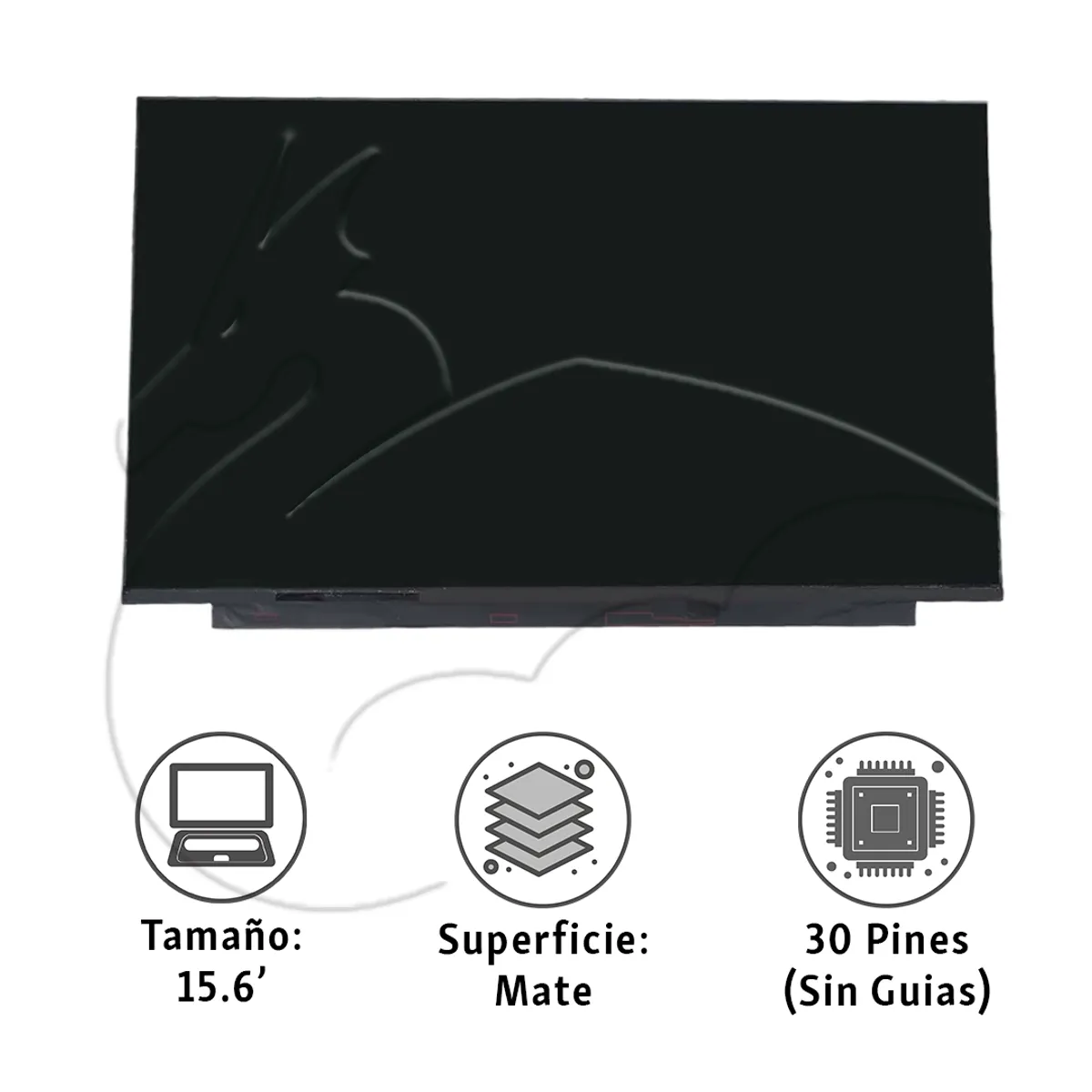 BIORIZON BIOTECH - Pantalla Laptop Slim156 Ips Reducida 30pines Hp Lenovo Asus