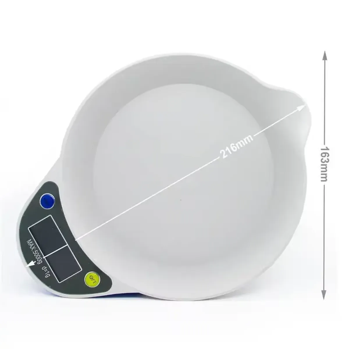 OEM - Balanza Digital Gramera Multifucional 5kg Tipo Tazón Bowl Cocina