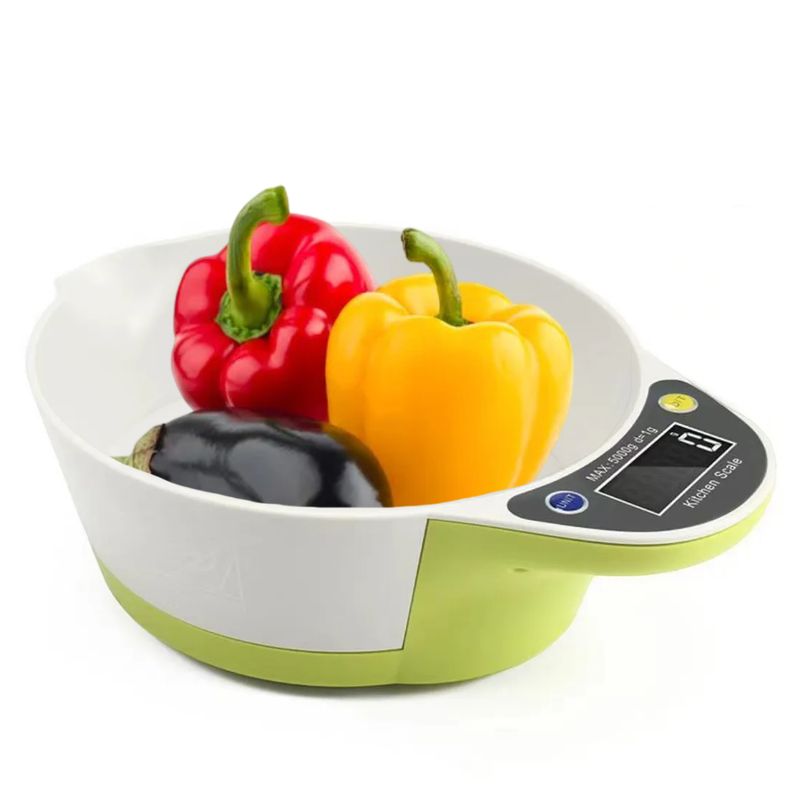 OEM - Balanza Digital Gramera Cocina Multifucional 5kg Tipo Tazón Bowl