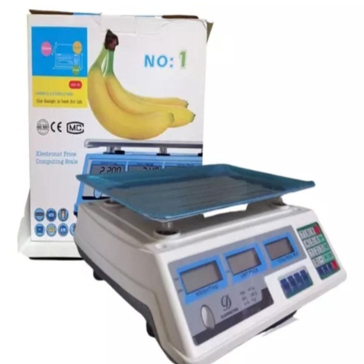 GENERICO - Balanza Digital Electronica Bascula de 40kg Comercial de Negocios