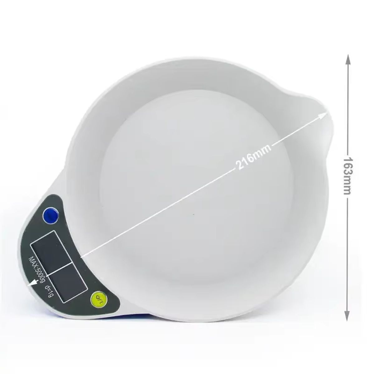 OEM - Balanza Digital Gramera Cocina 5kg Tipo Tazón Bowl Multifucional