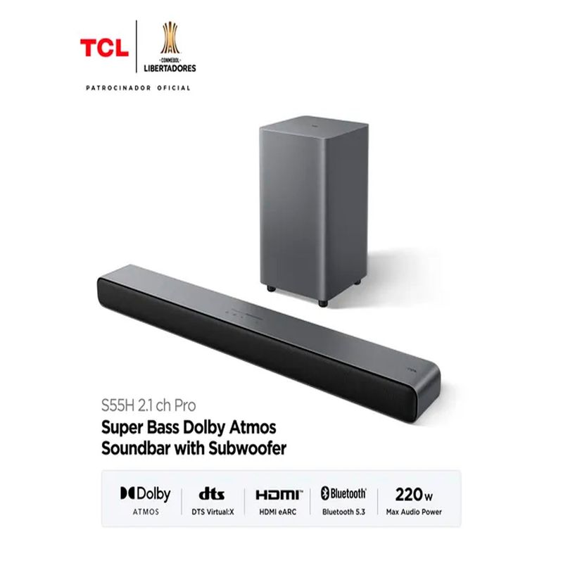 TCL - Soundbar TCL Bluetooth 2.1 S55H