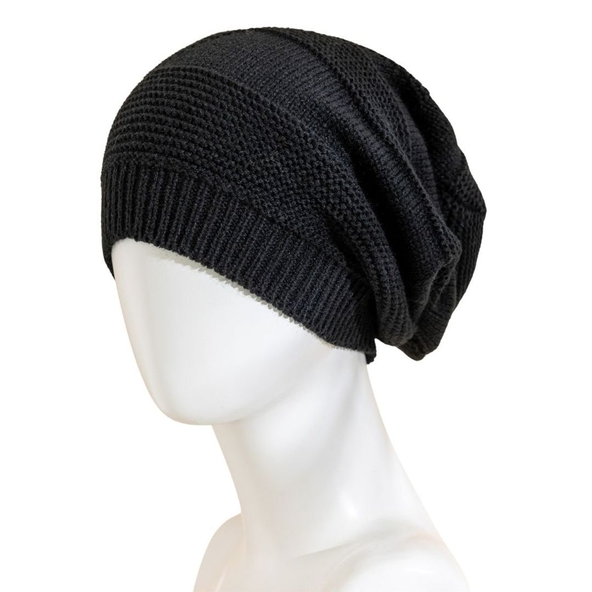 KAST PE - Beanie Gorro Elías Suelto y Holgado - Negro