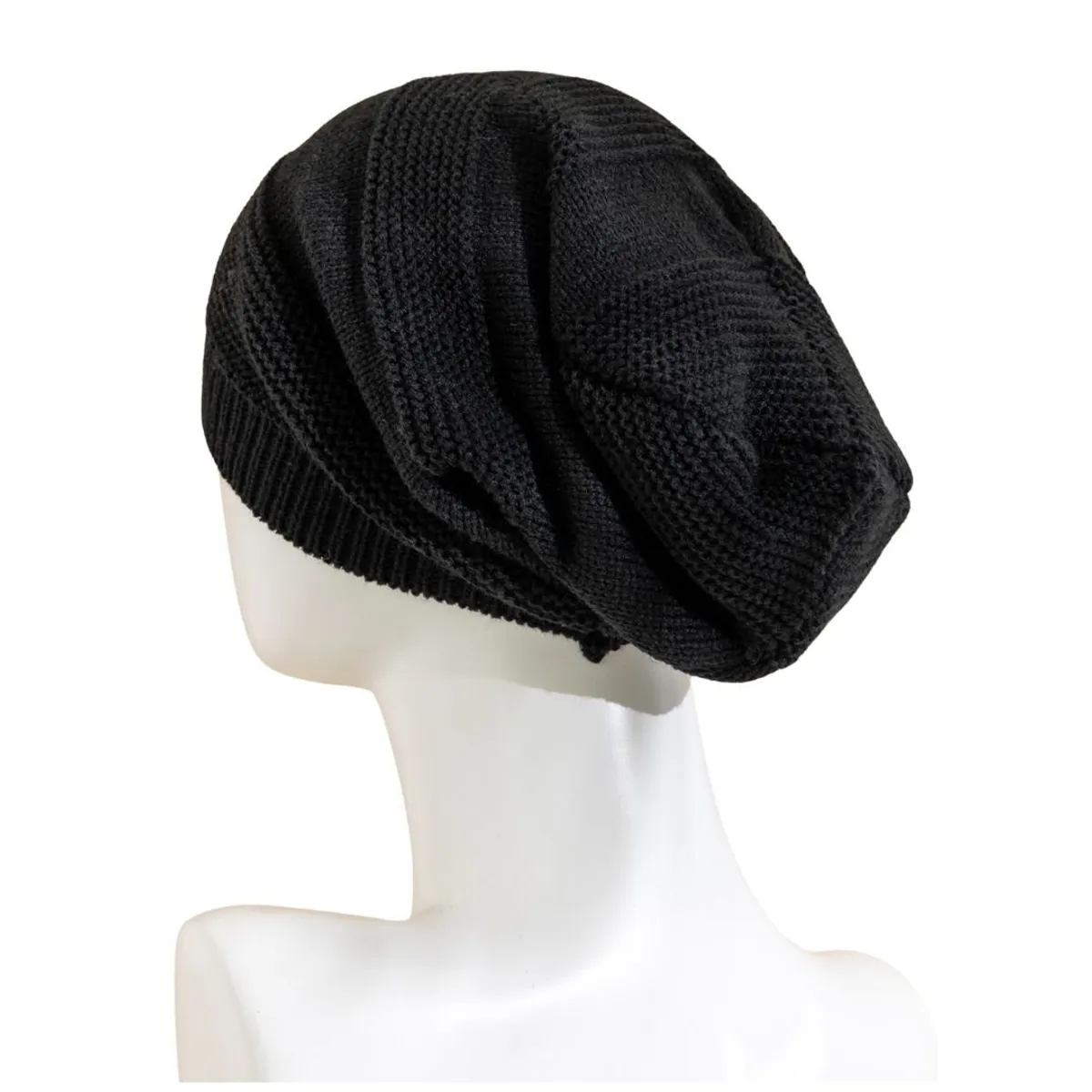 KAST PE - Beanie Gorro Elías Suelto y Holgado - Negro