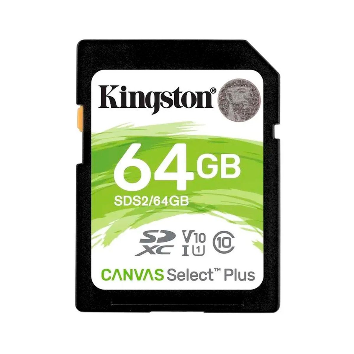 KINGSTON - MEMORIA KINGSTON CANVAS SELECT PLUS SDS2 64GB 100MBS PN SDS264GB