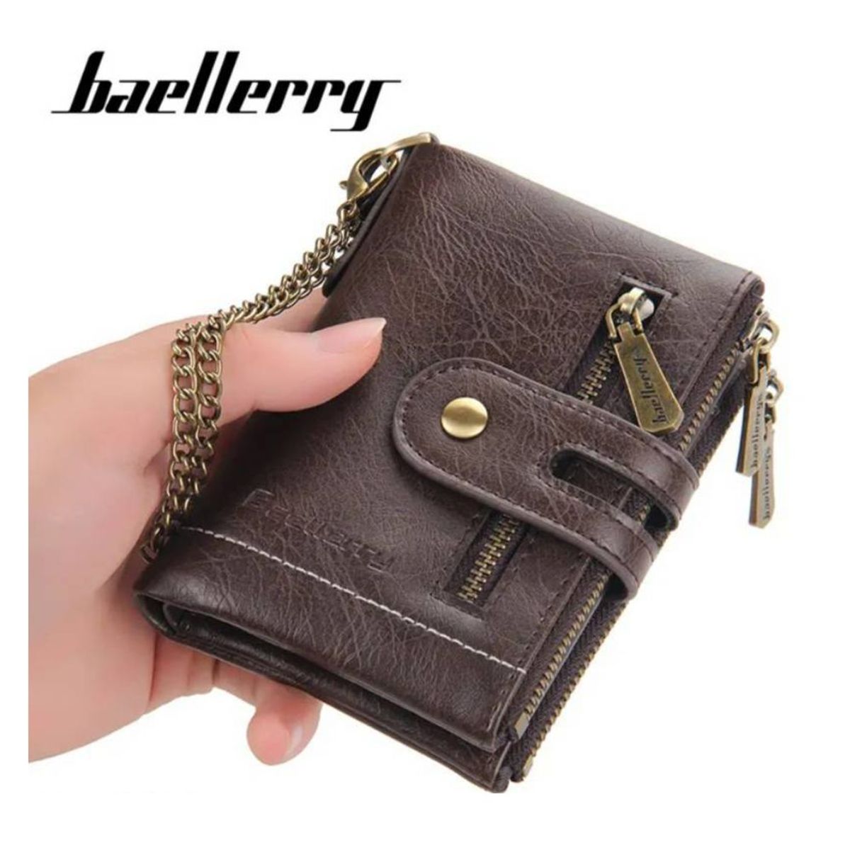 BAELLERRY - Billetera Baellerry Doble Cuerpo Corto Retro