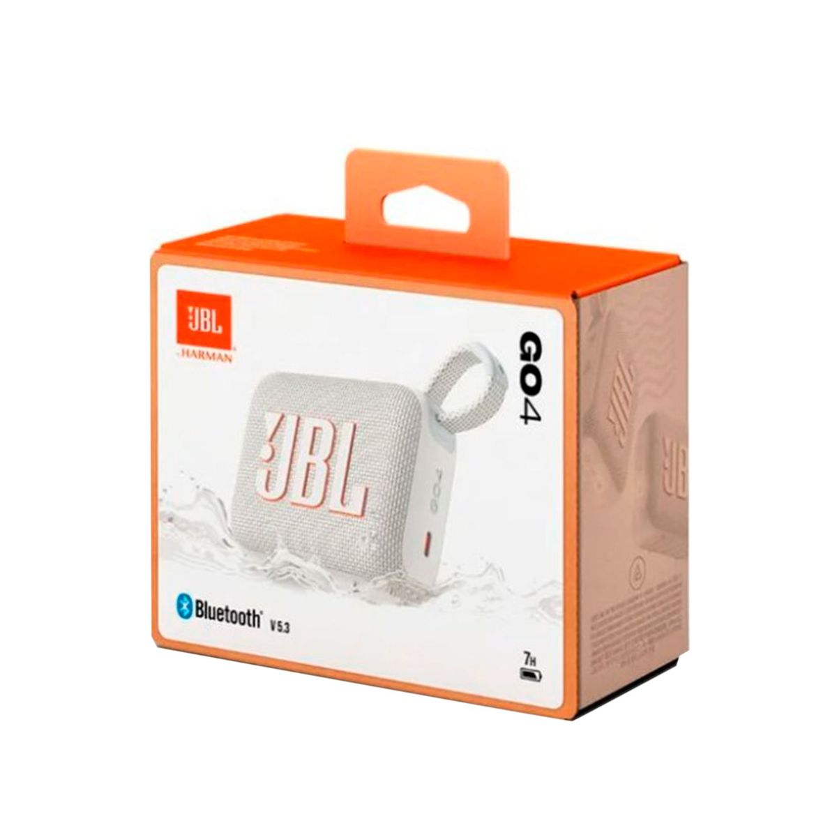 JBL - PARLANTE JBL GO 4 BLUETOOTH 90HZ 20KHZ 7 HORAS BLANCO PN JBLGO4WHTAM