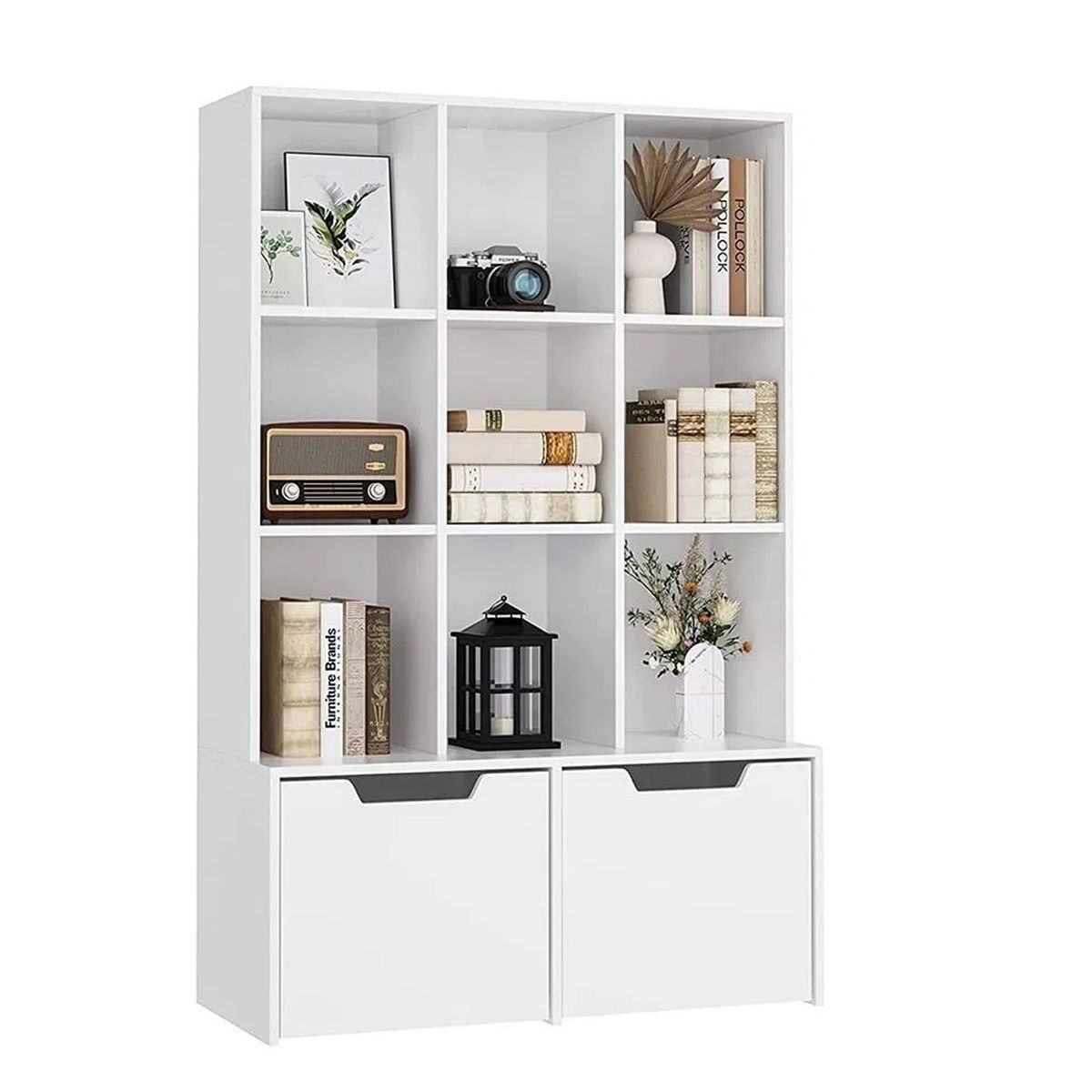 GENERICO - Librero Moderno Oslo Blanco 145M