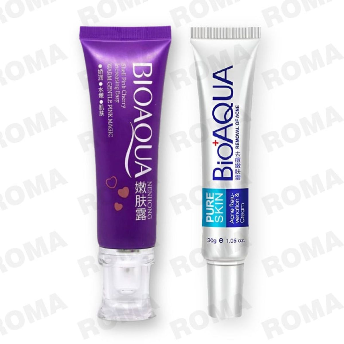 BIOAQUA - PACK CREMA BLANQUEADORA DE ZONAS y CREMA ANTI ACNE BIOAQUA