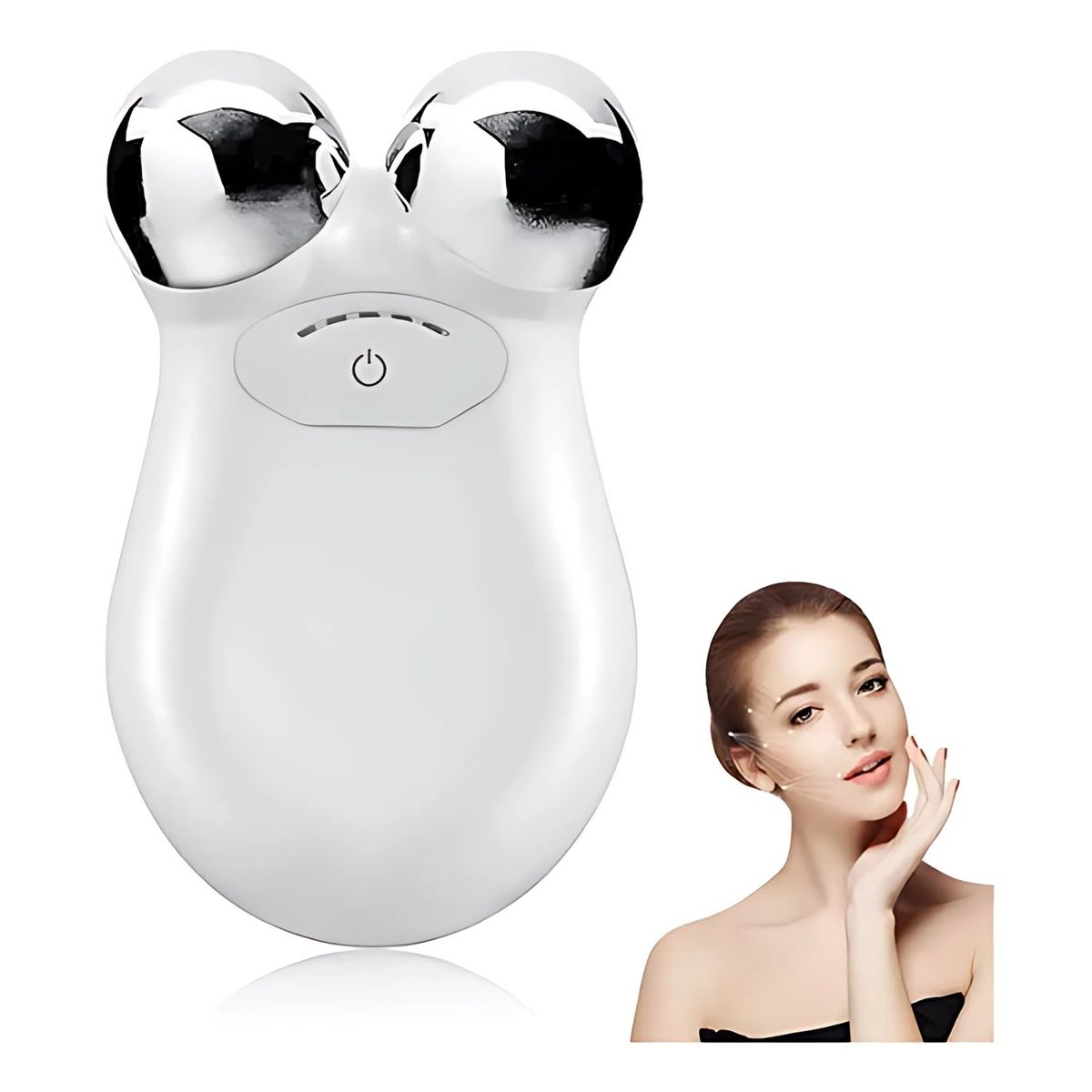 GENERICO - Masajeador Facial Con Vibración Microcorrientes