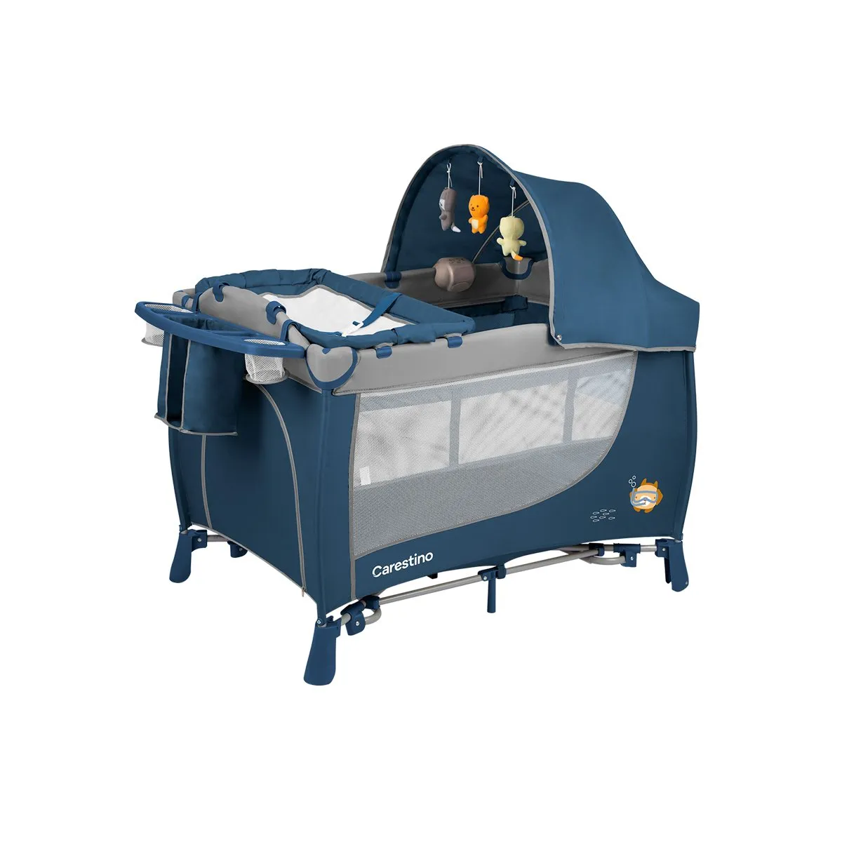 CARESTINO - Cuna Corral Marsella Azul Marino