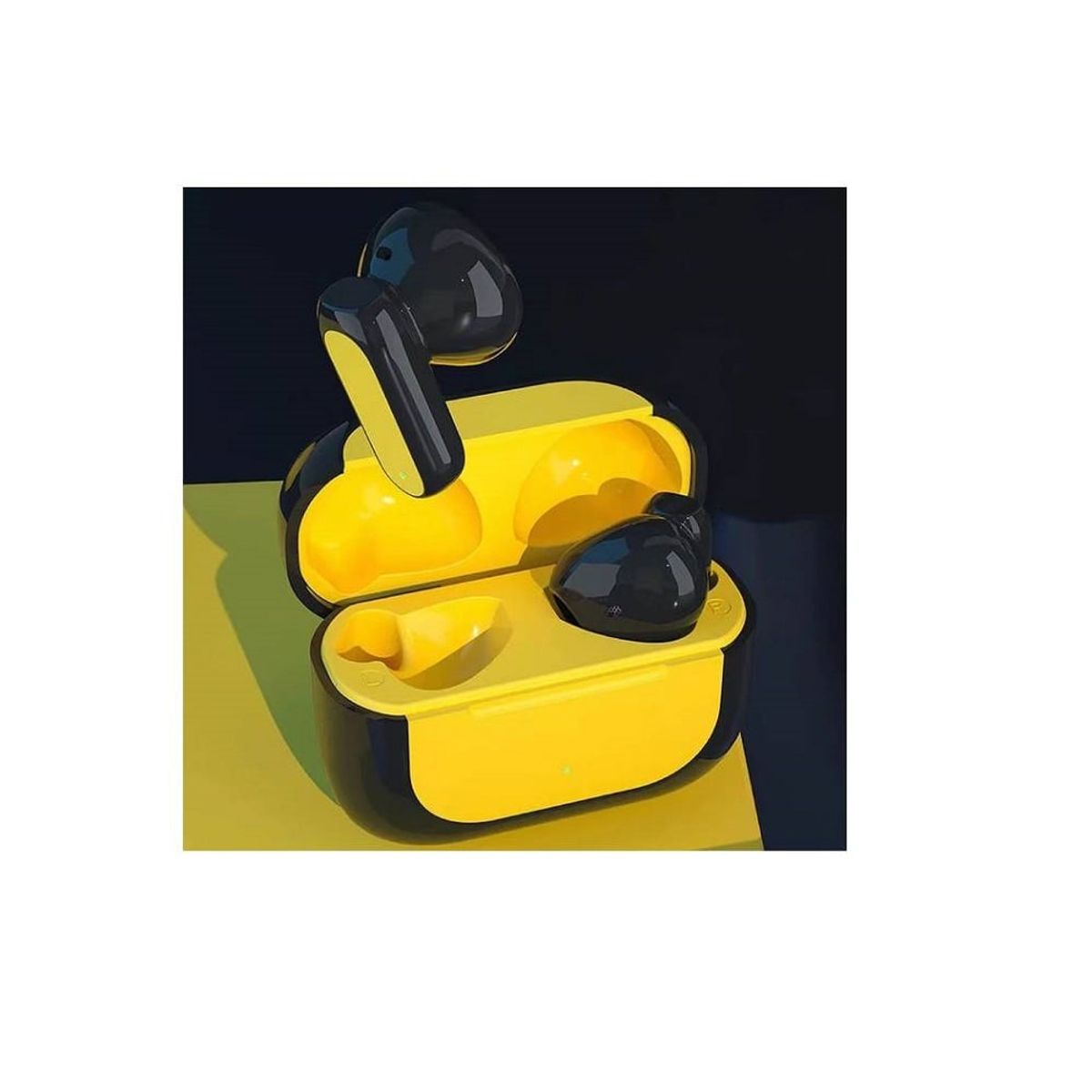 GENERICO - Audífonos bluetooth E 60 amarillo y negro